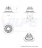 Уплотнитель ROOFSEAL №2 75-150 мм Vilpe